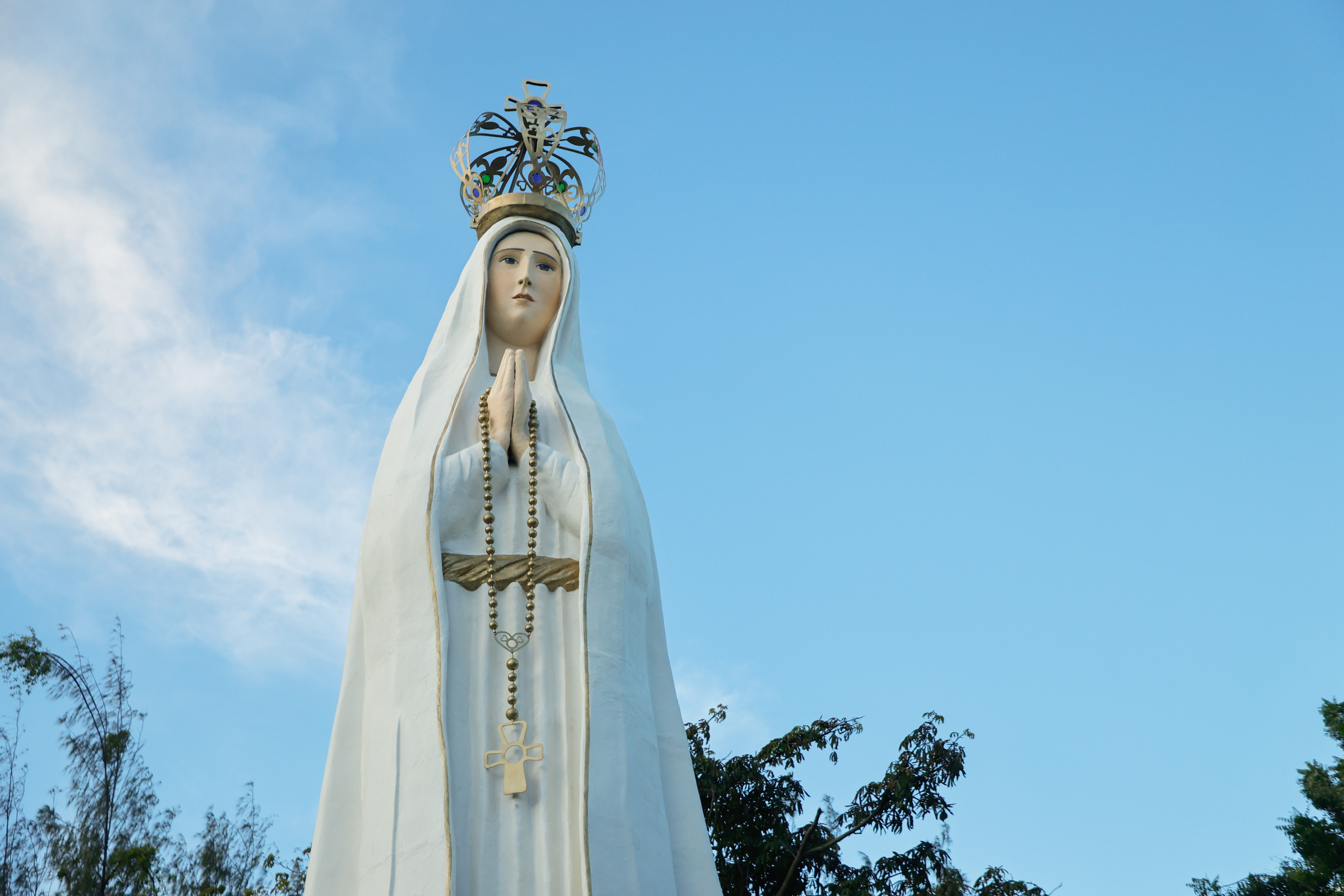 estátua de nossa senhora de fátima